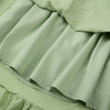 Girls Summer Casual Dress Bow Tie Back Dresses Off Shoulder Ruffled Hem