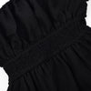Girls Summer Casual Dress Bow Tie Back Dresses Off Shoulder Ruffled Hem