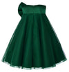 Flower Girl Dress A-Line Tulle Tutu for Wedding Birthday Party with Bow-Knot