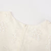 Flower Girl Embroidered Dress Sleeveless Lace Ball Gown Formal Princess Dress for Wedding Birthday Party