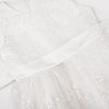 Flower Girl Embroidered Dress Sleeveless Lace Ball Gown Formal Princess Dress for Wedding Birthday Party