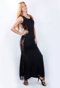 Black long maxi dress