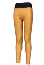 Fashion Jogger Color-Block Sporty Trousers Black & Orange