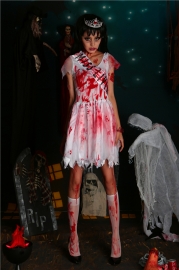 Halloween horror and bloody bride costumes 
