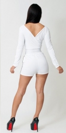 New white sexy bandage dress