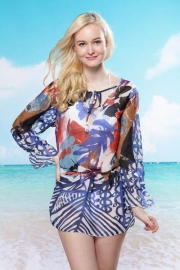 Gauzy Artistic Beach Dress