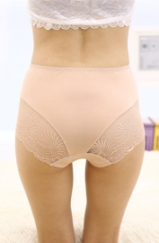 Aprioct Lace Floral Seamless Panty