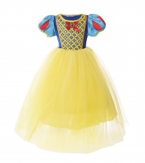 Classic Snow White Princess Costume Fancy Dress for Christmas Gift