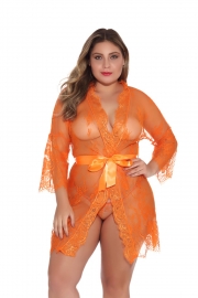 Hot Sexy Plus Size Lingerie Lace Mesh V-Neck Sashes Chemise Babydoll Nightwear Sleepwear