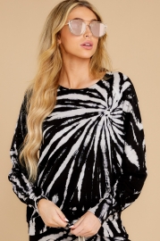 Women O Neck Long Sleeve Printed Pullover Sweater