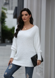 Women Turtleneck Hollow-Out Knitted Pullover Sweater