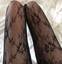 Summer style Ultra-thin Women's Lace Floral Sexy Stockings