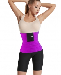 Purple Adjustable Tummy Control Girdle Waist Support Belly Band