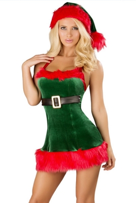 Wholesale Deluxe Christmas Costume Dress