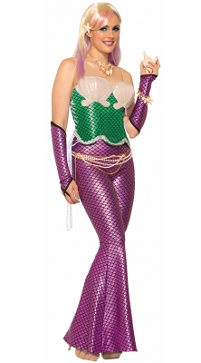 New Arrivals Halloween Fashion Mermaid Dress Suit