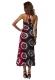 Alluring V-Neckline Print Sleeveless Maxi Dress For Women