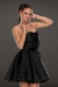 Black strapless beauty skirt dress