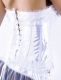White Lace Up corset