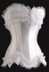 White Lace Up corset