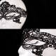Handmade Mysterious Black Night Club Lace Party Mask