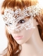 Handmade Mysterious White Night Club Lace Party Mask