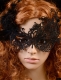 Wholesale  Halloween Cosplay Black Night Club Lace Party Mask