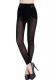 Middle Waist Black Long Leggings Stretch Lifter Embroider Shapewear