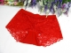 Sexy Hollow Out Seamless Lace Underwear Red