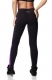 Fashion Jogger Color-Block Sporty Trousers Black & Purple