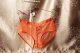 Sensual Women Faux Denim Panties Orange