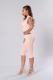 Fashion Ruffle Solid Color Woman Suit Pink