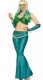 High-End Hallowmas Mermaid Costimes Sexy Lingerie Green