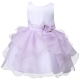 Toddler Girls' Ruffle Flower Party Pageant Princess Summer Dress Purple