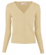 Women Button Down Long Sleeve Basic Soft Knit Cardigan Sweater Khaki