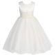 Flower Girl Princess Bridesmaid Wedding Pageant Party Dresses White