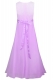 Big Girls Lace Chiffon Bridesmaid Dress Dance Ball Party Maxi Gown Purple