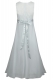 Big Girls Lace Chiffon Bridesmaid Dress Dance Ball Party Maxi Gown Grey