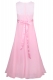 Big Girls Lace Chiffon Bridesmaid Dress Dance Ball Party Maxi Gown Pink