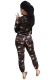 Camouflage Long Sleeve Two-piece Set
