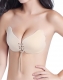Gathered breathable Strapless bras 