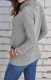 Women Turtleneck Solid Sweatshirt with Pocket