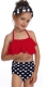 Ruffle Two Piece Swimwear Mother and Daughter Family Matching Swimsuit