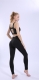 Black Running Sports Fitness Pants Tight Stretch High Waist Breathable Yoga Pants