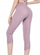 Yoga Pants Woman High Waist Double-Sided Nude Tight-Fitting Sports Cropped Trousers