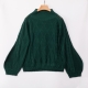 Women Puff Long Sleeve Turtleneck Slim Sweater