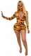 Sexy Leopard Print V-Neck Long Sleeves Fashion Women Rompers Jumpsuits