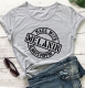 Women Casual Letter Printed T-Shirts Letters MELANIN