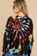 Women O Neck Long Sleeve Printed Pullover Sweater