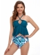 Hollowed Strappy Ruched  Parent-Child Swimwear