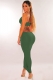  Womens Summer Sexy Spaghetti Strap Solid Color Deep-V Neck Bodycon Long Dress